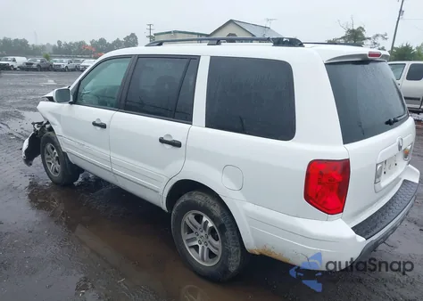 2004 Honda Pilot Ex-L from USA, damaged, VIN 2HKYF18674H621633